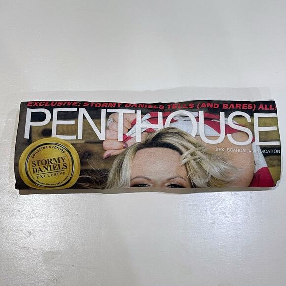 Penthouse Pet Stormy Daniels Collector Magazine Cover Tee Unisex Medium Trump - Picture 8 of 8